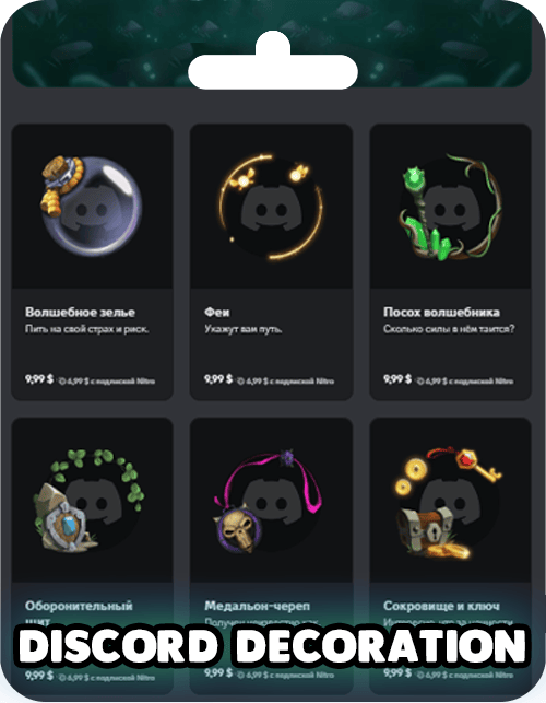 Discord Avatar Decorations and Profile Effects